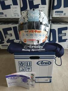 [新品未使用]ARAI アライ VZ-RAM ブイゼット SNOW DOME スノードーム ブルー ジェット ヘルメット XLサイズ 61-62cm 製造年月23/10/01