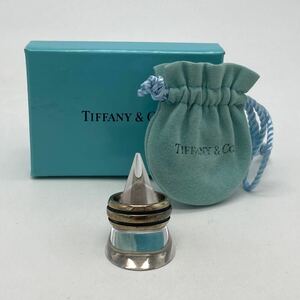 TIFFANY&Co. ティファニー リング グループドリング ダブルライン ファッション アクセサリー シルバー925 P1423