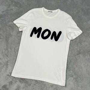 1円　極美品　MONCLER モンクレール　マグリア　半袖　Tシャツ 　半袖Tシャツ Mサイズ ビッグロゴ　