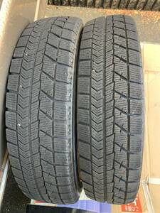 BRIDGESTONE BLIZZAKブリヂストンブリザックスタッドレス　VRX 145/80r13 16年47週　5分山中古2本セット