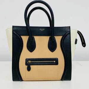 美品 希少カラー CELINE セリーヌ ラゲージ ハンドバッグ F559