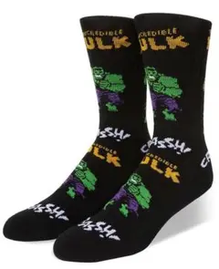 HUF Marvel Hulk Retro Crew Socks ソックス 靴下