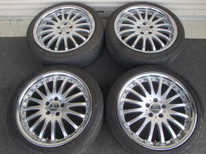 人気の!カールソン 1/16 19インチアルミ+ヨコハマ ADVAN FLEVA 225/45R19 4本セット!!