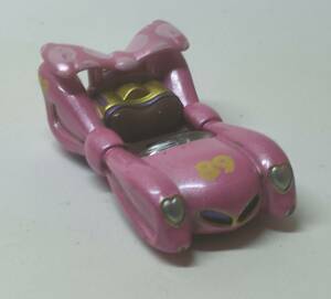 ディズニートミカ ピンク・サンダー MRR-05　2017　ミニーマウス　ロードレーサー　ジャンク　難あり　レストア・カスタムベース　ミニカー
