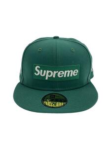 Supreme◆22AW/MONEY BOX LOGO NEW ERA/キャップ/7 1/8/コットン/グリーン/メンズ