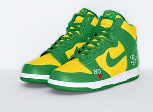 28.5cm supreme Nike SB Dunk High ダンク BRAZIL