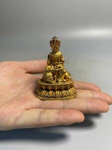 旧家から 仏教美術 仏像 古銅鍍金 中国古玩 茶道具 銅器 古美術品 中国美術 中国唐物 香道具