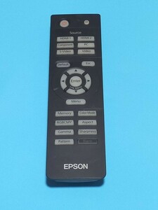 240230　 除菌・清掃済　EPSON　リモコン　150015100　エプソン　プロジェクター 　赤外線発光確認済