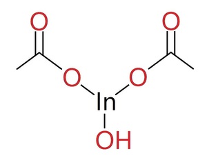塩基性酢酸インジウム(III) 99% 5g (CH3COO)2InOH 無機化合物標本 試薬 試料 販売 購入