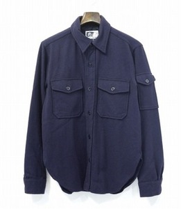 ENGINEERED GARMENTS CPO Shirt - Wool Flannel CPOシャツ ウールフランネル Navy S ミリタリーシャツジャケット エンジニアードガーメンツ