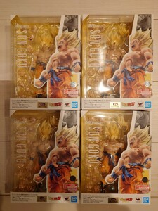 S.H.Figuarts スーパーサイヤ人孫悟空　伝説のスーパーサイヤ人 新品 4個セット ドラゴンボールZ フィギュアーツ