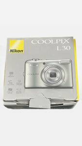 COOLPIX L30Nikon ニコン コンパクトデジタルカメラ デジカメ シルバー デジタルカメラ カメラ 