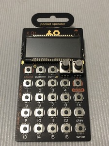 Teenage Engineering　ポケットオペレーター Pocket Operator　PO-33 K.O. 動作　シンセサイザー