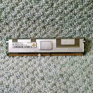 岐阜 送料198円 ★ メモリ HYS72T128420HFN-3.7 DDR2 2RX8 PC2-4200F-444 1GB×1枚 ★ 動作確認済 R081