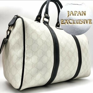 【数量限定/ 日本限定品】 GUCCI JAPAN Exclusive Limited Edition 1431 グッチ ハンドバッグ ミニ ボストンバッグ GGスプリーム