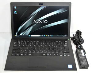 ☆ VAIO VJPG11C11N Core i5-7200U 2.5(3.1)GHz/SSD 128GB/13.3FHD 1920x1080/無線/Bluetooth/カメラ/Office 2021/最新W11&リカバリ ☆0431