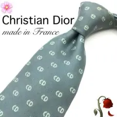 【大特価】○ChristianDior○ブランドロゴ○CDロゴ○グリーン