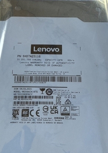 HDD TOSHIBA MG08ACA16TE 16TB Lenovoマーク 3.5インチ 7200rpm 6Gb/s SATA3 SATA 中古