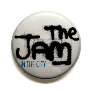25mm 缶バッジ The Jam ジャム In The City Neo Mods モッズ Paul Weller ポールウェラー