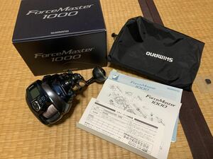 シマノ SHIMANO 21フォースマスター 1000 美品 使用頻度極小 ForceMaster 