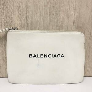 【BALENCIAGA】バレンシアガ★ポーチ 小物入れ クラッチバッグ セカンドバッグ ミニ レザー ロゴ X9JKGJ7 08