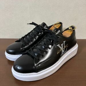 【未使用品】LOUIS VUITTON ルイヴィトン ビバリーヒルズライン スニーカー size 7 1/2 ブラック