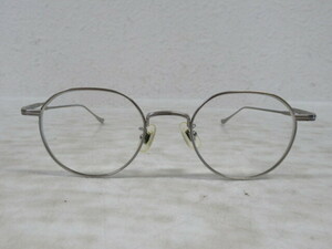 ◆S198.JINS×IGARI SHINOBU ジンズ イガリシノブ LMF-21A-114AB 84 45 眼鏡 メガネ 度入り/中古