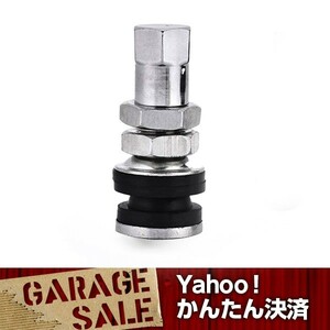 金属製 チューブレス エアバルブ 直型ストレート ショート ダストキャップ TR161 送料200円