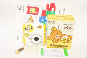 ※ 新品展示 限定品 リラックマ カタログ付 フジフィルム インスタックス Mini25 instax Cheki チェキ Rirakkuma aa1094