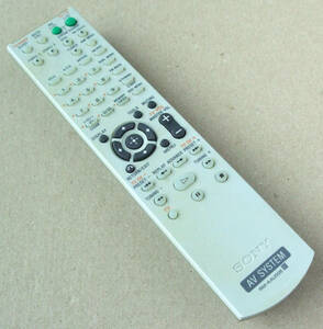 送料無料 SONY ソニー GENUINE 純正 Remote Control リモコン RM-AAU006 即決！