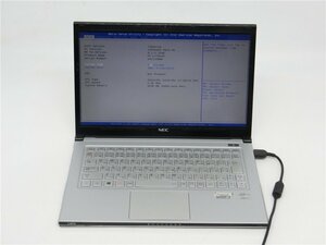 中古　NEC　LZ750/J　3世代I7-3517U　メモリー4GB　13型 ノートパソコン　BIOSまで表示　　詳細不明　　ジャンク扱い 　