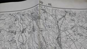 　古地図 　龍ヶ崎　茨城県　地図　資料　46×57cm　　明治36年測量　　昭和32年発行