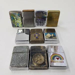 M052-515　Zippo　10点まとめ　ジッポライター　喫煙グッズ