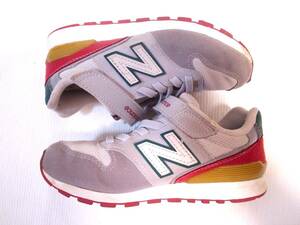 20ｃｍ　NewBalance ニューバランス YV996 JQ3　キッズ スニーカー 子ども用シューズ　グレー　運動靴