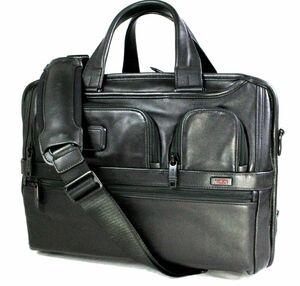 TUMI・トゥミ 96141D2 Alpha2 ミディアム・エキスパンダブル オーガナイザー・コンピュータ・ブリーフ　美品　946056