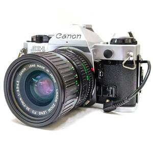 【11703】CANON キャノン ボディ AE-1 PROGRAM プログラム レンズ ZOOM LENS FD 35-70mm 1:3 カメラ アナログ シルバーカラー デイト機能