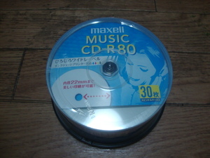 ★ 新品 maxell 音楽用 CD-R 80分 30枚パック 日本製 録音用 CDRA80WP.30SP MUISIC CD-R ★