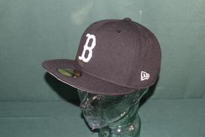 沖縄米軍 NEWERA ニューエラ BOSTON RED SOX ボストン レッドソックス キャップ 7 1/4 57.7cm 良品 普段使用 アウトドア用などに