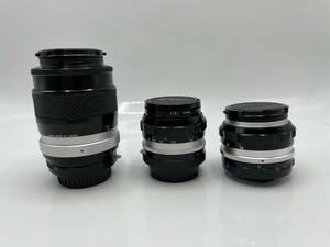 Nikon / ニコン / NIKKOR-N 1:2.8 24mm / NIKKOR-S 1:1.4 50mm / NIKKOR-Q 1:2.8 135mm【NMT037】