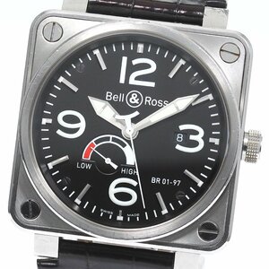 ベル＆ロス Bell＆Ross BR01-97 リザーブ ド マルシェ デイト 自動巻き メンズ _762725【ev10】