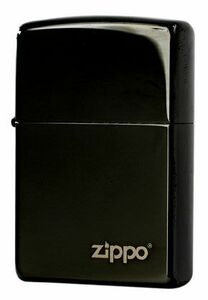 Zippo ジッポライター EBONY W ZIPPO エボニー ロゴ 24756ZL メール便可