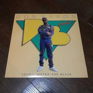 DON BARON / YOUNG, GIFTED AND BLACK /LP/ACTION/MURO/MOODMAN/松岡徹/RAGGAMUFFIN HIP HOP/RAGGA/REGGAE/DANCEHALL/ダンスホール 