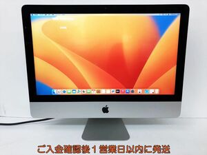 iMac (21.5-inch, 2017)Ventura13.3.6 i5@2.3Ghz 8GB Iris640 HDD1TB モニタ一体型PC 本体 動作確認済 EC61-059jy/G4