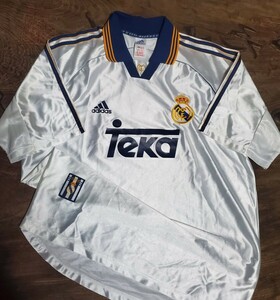 [値下げ交渉] 98-99 レアルマドリード adidas MADE IN PORTUGAL 検)1998 1999 REAL MADRID CF TOYOTA CUP RAUL トヨタカップ ラウール Y2K