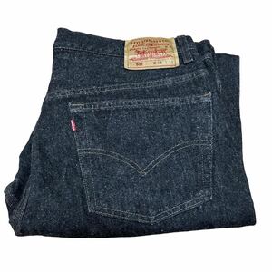 デッドストック級 80s Levis 501 USA製 デニムパンツ ブラック先染めW38 リーバイス ビンテージ 黒