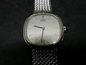 ジェンタデザイン セイコー SEIKO クレドール アシエ CREDOR Acier クォーツ メンズ ウォッチ 腕時計 型式: 87-0761 78-5191 管理No.19232