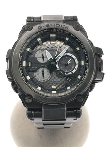 CASIO◆ソーラー腕時計・G-SHOCK/アナログ/ステンレス/BLK/BLK/MTG-S1000V