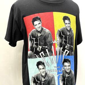 USA古着 Deadstock 90s Elvis Presley Tシャツ アメリカ製 メンズXLサイズ / 黒 ヴィンテージ オールド エルヴィスプレスリー 音楽 ロック