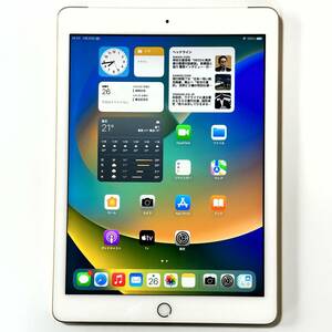 Apple SIMフリー iPad (第5世代) ゴールド 128GB MPG52J/A Wi-Fi+Cellular アクティベーションロック解除済