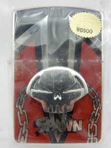 未使用品 Zippo SPAWN スポーン メタル貼り AC-001 1997 現状で 2